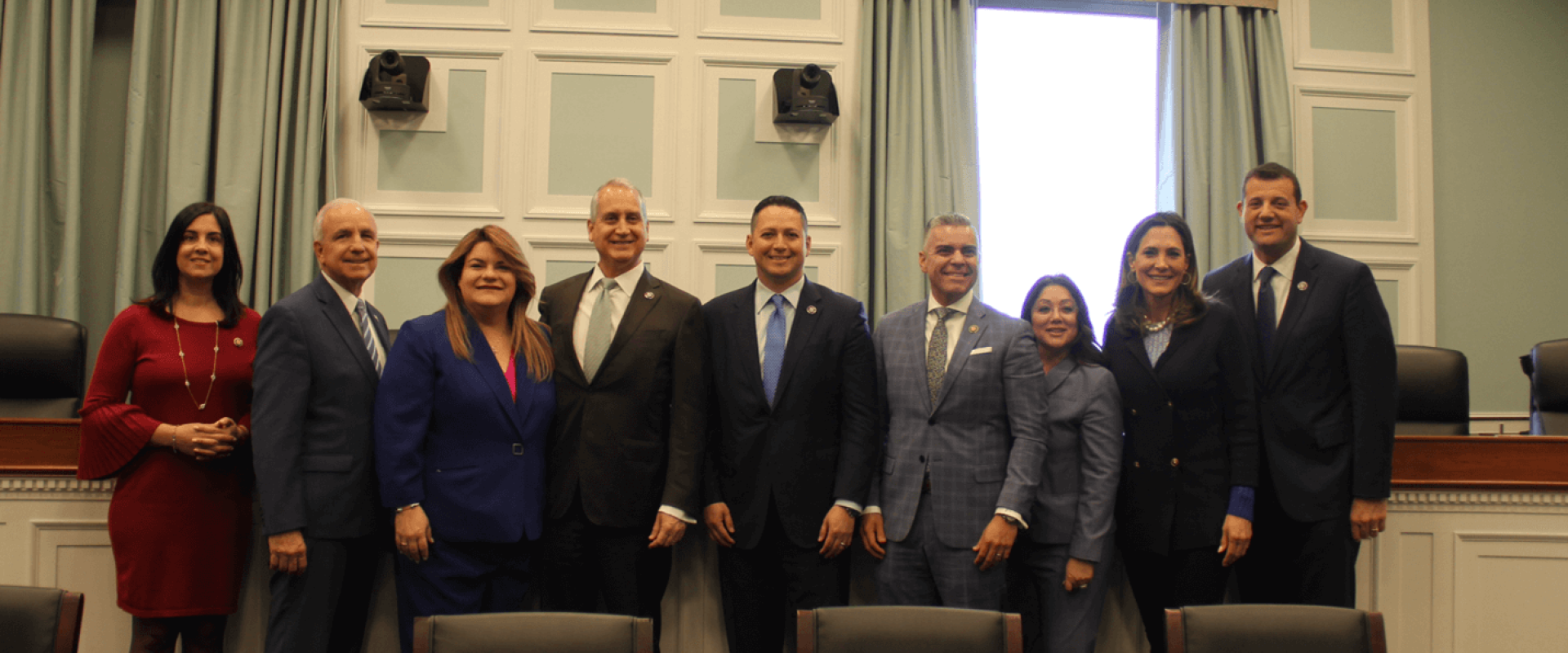 congressional members in a group