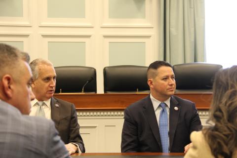 Rep. Mario Diaz-Balart alongside Rep. Tony Gonzales